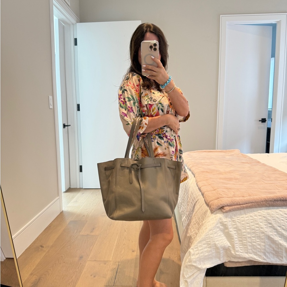 Celine grey Leather Tote - Picture 7 of 16